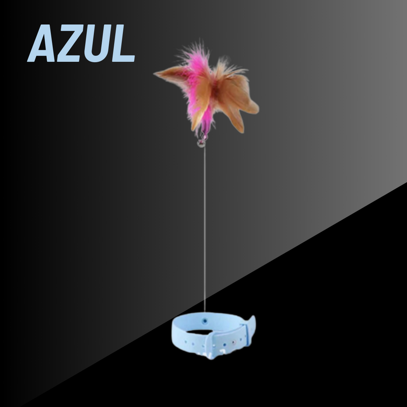 Coleira CatPlume interativa