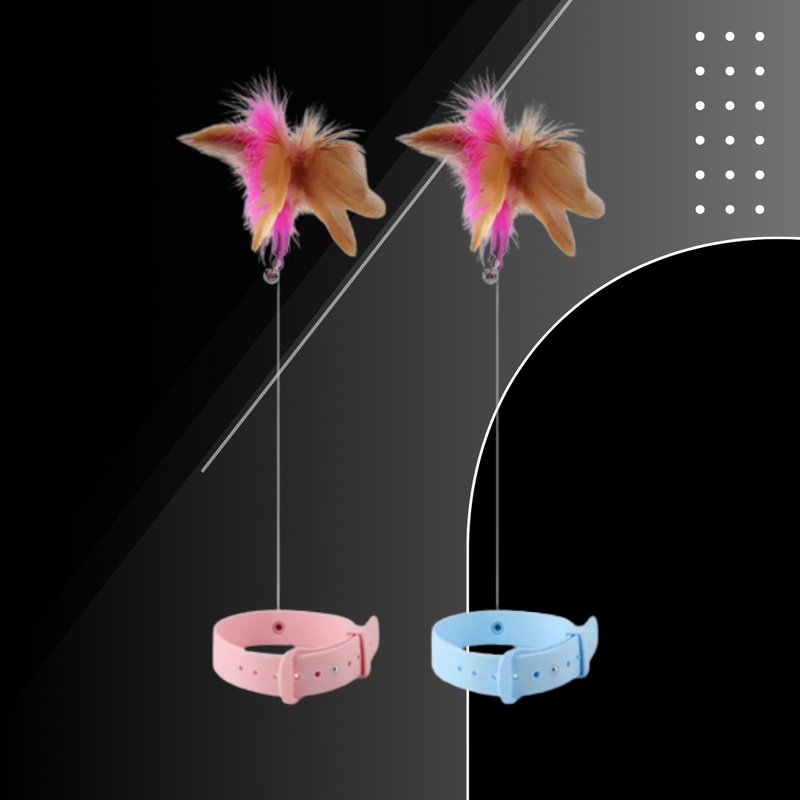 Coleira CatPlume interativa