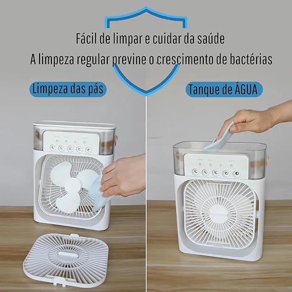 Mini Climatizador e Super Umidificador BreezeCool