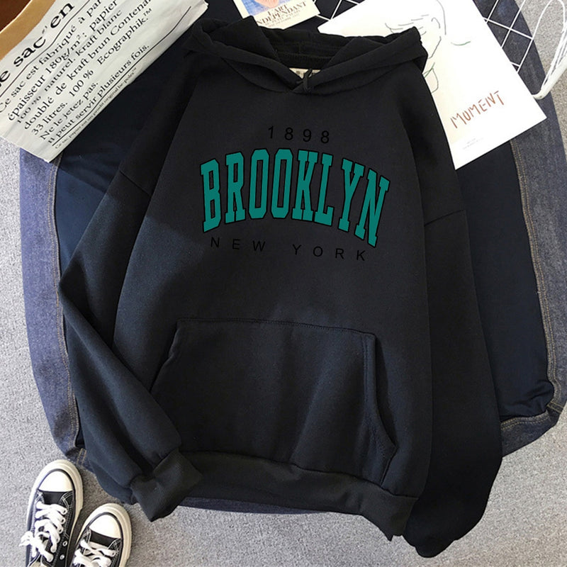 Casaco moletom Brooklyn NYC blusa de frio unissex